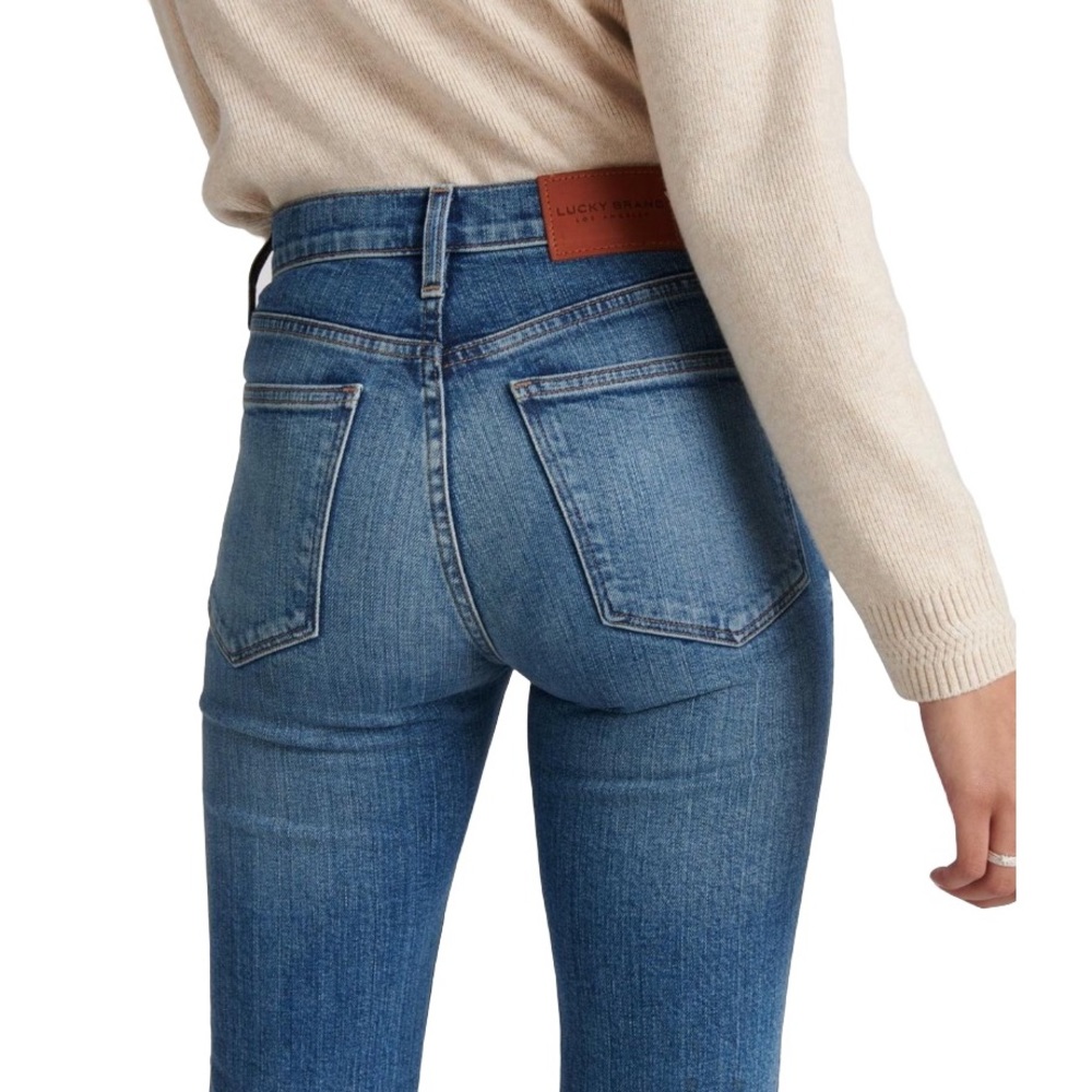 Lucky Brand Bridgette High Rise Crop Mini Bootcut Jeans - Picture 4 of 11